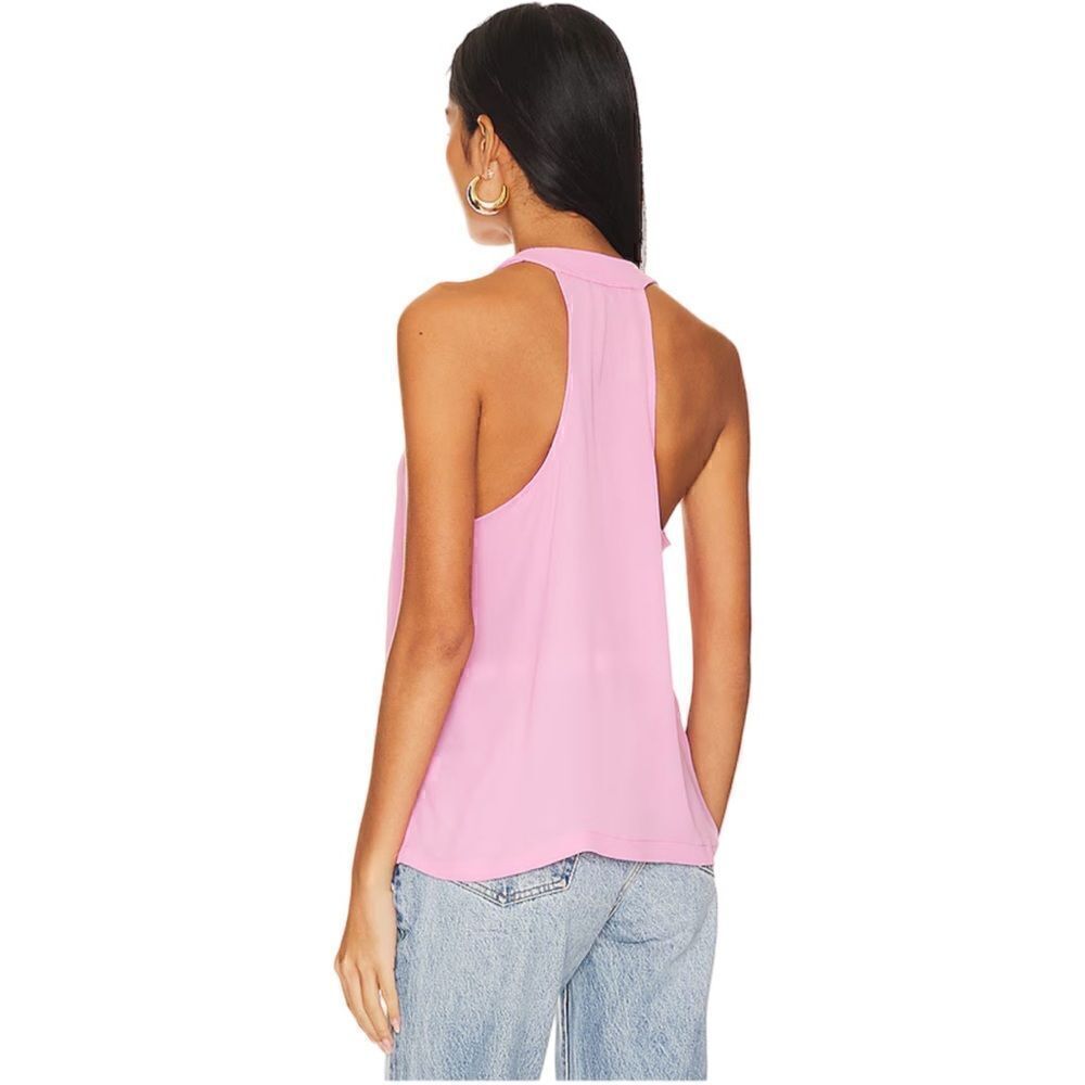 REVOLVE Krisa Surplice Front Racer Back Tank in Myth (Pale Mint Green) Large-NWT - Picture 15 of 16